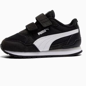 Toddler Size 6c Black Puma ST Runner Sneakers with Velcro Straps